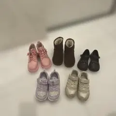 【最終値下げ】女の子　靴　シューズ　ブーツ　18センチ　5足セット