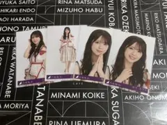 筒井あやめ 生写真 ビリヤニ 封入 4種 コンプ 40thシングル 乃木坂46