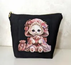 ✨️イベント品✨️❣️保冷・保温マチ付きポーチ 猫613 両面パネル