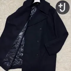 極美品/XL相当✨ユニクロ×ジルサンダー ウールブレンドオーバーサイズピーコート