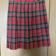 EAST BOY赤黒チェック スクールスカート