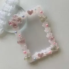 ♡ブルー&ピンクマグネット♡ ホイップデコ 硬質カードケース B8