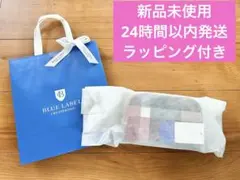 タグ付　BLUE LABEL クレストブリッジチェックポーチ　ラッピング付