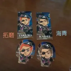 武知海青　後藤拓磨　HALLOWEEN　RAMPAGEセット　千社札