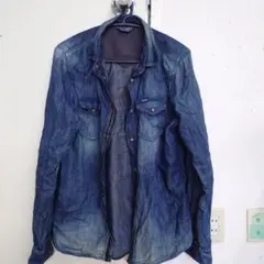 DIESEL デニムシャツ インディゴブルー