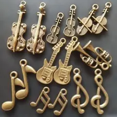 NO.1368 音楽チャーム16個