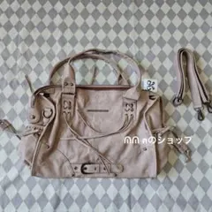 FANCY CLUB ウォッシュピンク 2way ショルダーバッグ - メルカリ
