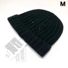 新品 M マルジェラ 25ss ニットフェルトキャップ ビーニー 黒 18400のサムネイル