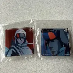 未使用　BLEACH 阿散井恋次　朽木ルキア　アクリルチャーム　ガチャガチャ