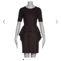 【美品】theory セオリー ペプラムワンピース