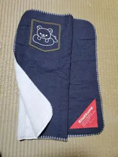 リラックマ デニム風 ブランケット