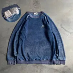 80's “adidas“デサント“フェード“boro sweatのサムネイル