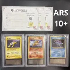 エンテイ ライコウ スイクン 旧裏 プレミアムファイル ARS10+ PSA10 エンテイ ライコウ スイクン 旧裏 プレミアムファイル ARS10+ PSA10