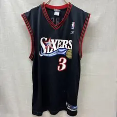 90s Champion シクサーズ アレン・アイバーソン ユニフォーム NBA
