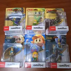 ゼルダの伝説 amiibo フィギュア 6体セット