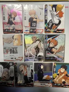 ハイキュー!!バボカ!! 烏野高校 頂P含 10枚セット