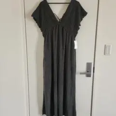 LOWRYS FARM シャーリングベアサロペット M