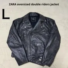 ZARA oversized double riders jacket