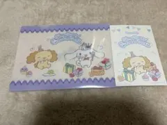 シナモンカフェ　ランダムミニクリアファイル＆ポストカード　シフォン