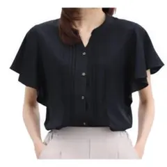 Honeys ピンタックブラウス Mサイズ 黒【美品】