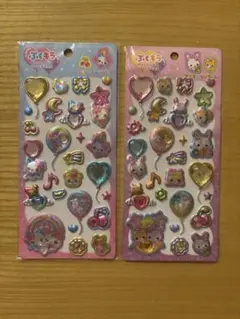 ぷくキラ ぷくキラシール フワフワびちゃん まじかるみゅーちゃん