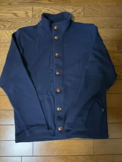 ikka ネイビー カーディガン Lサイズ