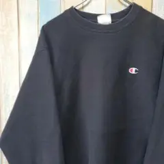 326☆チャンピオン☆スウェットトレーナー☆刺繍ロゴ☆リバースウィーブ☆XL