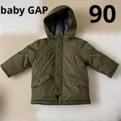 babyGAP カーキ　フードつきアウター