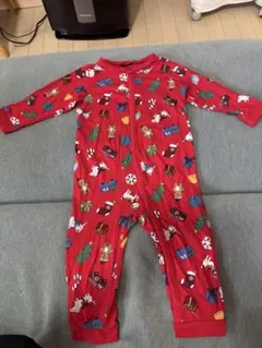 H&M クリスマス柄 ロンパース 90cm