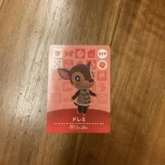 あつまれどうぶつの森　amiiboカード　ドレミ
