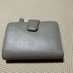 グレーベージュ 二つ折り財布　ビジネスレザーファクトリー