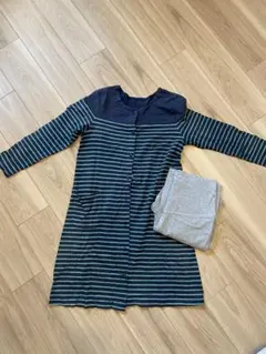 ベルメゾン　マタニティパジャマ 上下セット　授乳用　Lサイズ