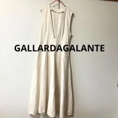 GALLARDAGALANTE デニム　ノースリーブ　ロング　ワンピース