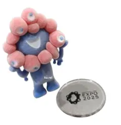 万博　EXPO2025 ミャクミャクフロッキーフィギュア立ちポーズ