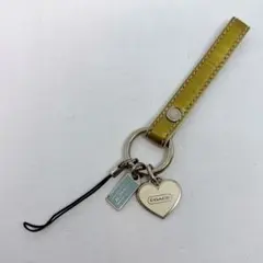 COACH コーチ ハート チャーム ストラップ