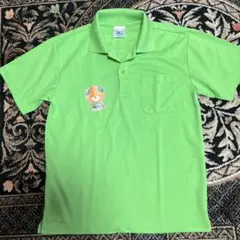 Mizuno グリーン ポロシャツ S 2017年キャラクター