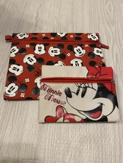 ミッキーマウス・ミニーマウス ポーチセット