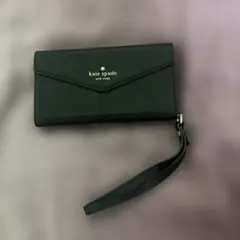 kate spade ブラック 手帳型ケース　XS
