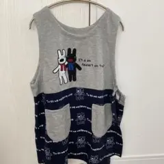 リサとガスパール　エプロン　保育士　Ｍ〜Ｌサイズ