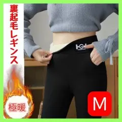 裏起毛 レギンス M ボア ハイウエスト 防寒 ストレッチ レギパン 暖パン