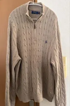 ⭐︎しん様専用 ラルフローレン ケーブルニットセーター ハーフジップ POLO