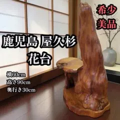 希少 美品 鹿児島 屋久杉 ヤクスギ 一刀彫 花台 置物台 希少 美品 鹿児島 屋久杉 ヤクスギ 一刀彫 花台 置物台 - メルカリ