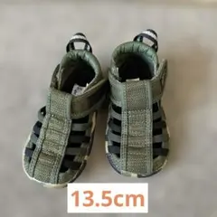 【RADCHAP×イフミー】キッズ サンダル カーキ 13.5cmのサムネイル