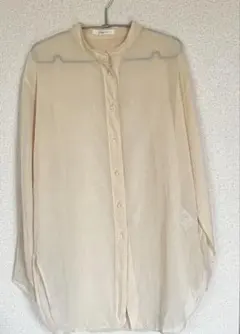 プラージュ　コットンシアーシャツ　イエローベージュのサムネイル