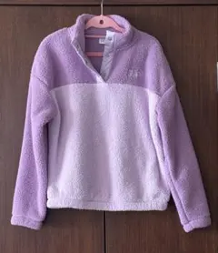 GAP フリースジャケット パープル XS