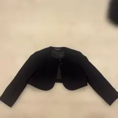 familiar ネイビー クロップドジャケット