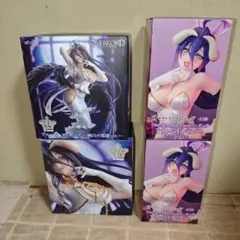 ズ*ョ様 OVERLORD アルベド プライズフィギュア 4点セット