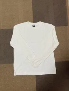 Stussy ホワイト 長袖 Tシャツ