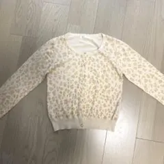 ヒョウ柄ニットカーディガン