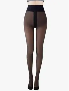 黒透け感180g 素肌感フェイクタイツ 0～15℃対応